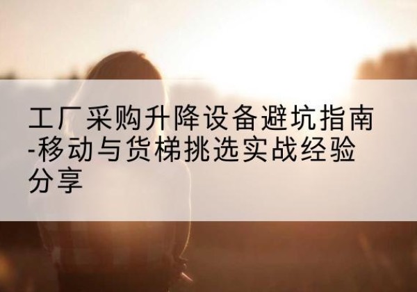 湘乡移动式升降机怎么选-工厂采购升降设备避坑指南-移动与货梯挑选实战经验分享